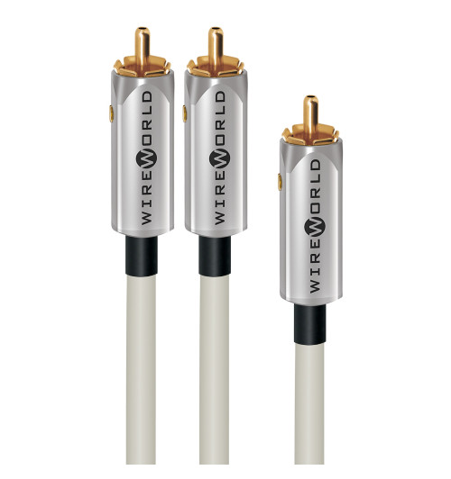 WireWorld Solstice 10 (SSW) - Kabel subwooferowy typu Y 1x RCA - 2x RCA