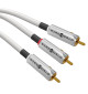 WireWorld Solstice 10 (SSW) - Kabel subwooferowy typu Y 1x RCA - 2x RCA