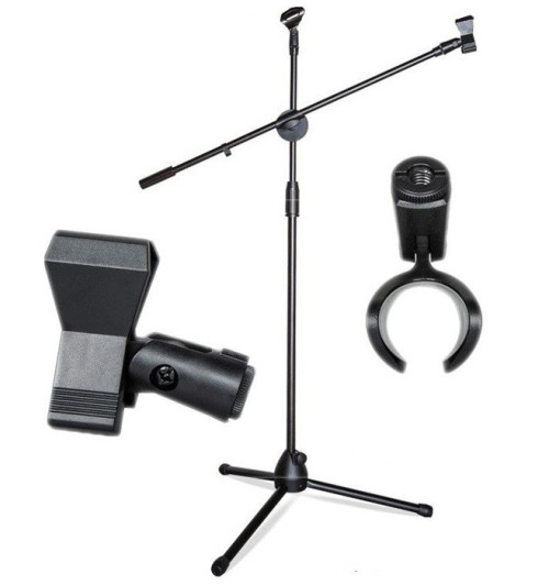 Studyjny POP filtr PS1 + mikrofon NOVOX NC-1 + stojak mikrofonowy