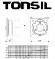 Głośnik wysokotonowy  TONSIL GDWK 9/80