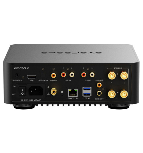 EverSolo Play - Wzmacniacz zintegrowany stereo / streamer Wi-Fi Bluetooth 5.3