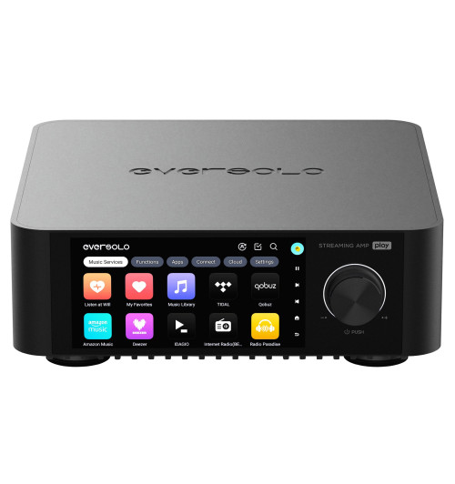 EverSolo Play wzmacniacz zintegrowany stereo / streamer Wi-Fi Bluetooth 5.3 | WYSYŁKA 24h