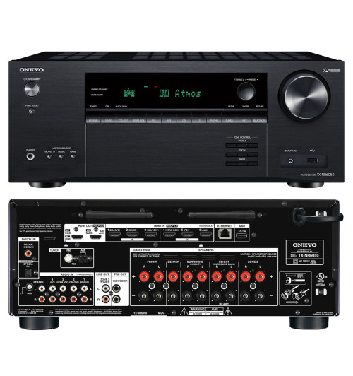 Onkyo TX-NR6050 amplituner kina domowego 7.2 z Bluetooth i Wi-Fi | WYSYŁKA 24h