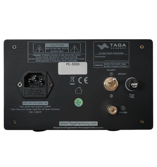 Taga Harmony PC-5000 (2025) - Listwa zasilająca / kondycjoner zasilania 8 gniazd