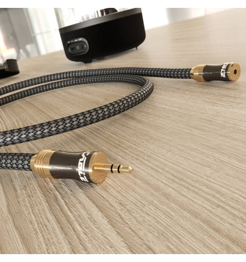 Ricable Magnus Jack 3.5 Extension Cable - Kabel przedłużacz 3,5mm Jack Stereo M/F