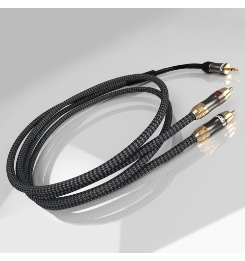 Ricable Magnus Jack 3.5/RCA - Kabel interkonekt audio stereo 3,5mm Jack do 2x RCA