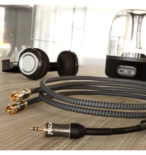 Ricable Magnus Jack 3.5/RCA - Kabel interkonekt audio stereo 3,5mm Jack do 2x RCA