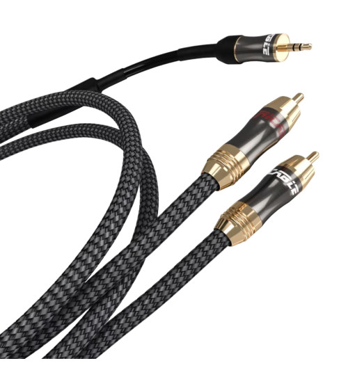 Ricable Magnus Jack 3.5/RCA - Kabel interkonekt audio stereo 3,5mm Jack do 2x RCA