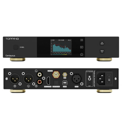Topping Centaurus - Zbalansowany przetwornik cyfrowo-analogowy R2R DAC z Bluetooth 5.1
