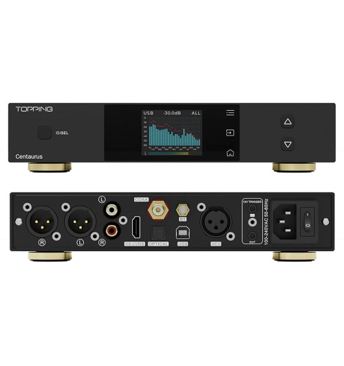 Topping Centaurus - Zbalansowany przetwornik cyfrowo-analogowy R2R DAC z Bluetooth 5.1