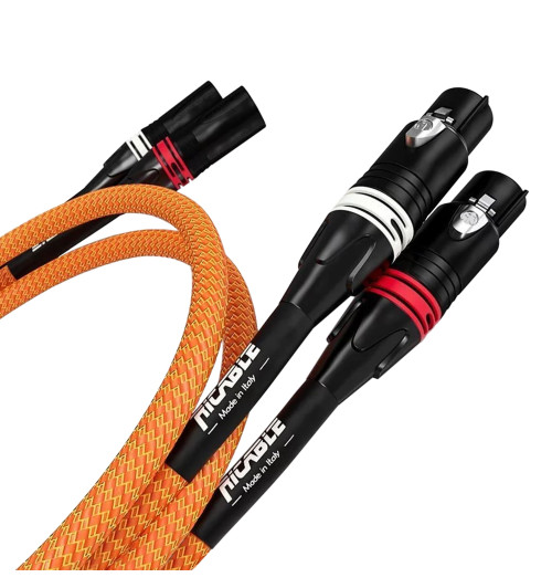 Ricable Dedalus XLR - Para zbalansowanych kabli interkonekt audio XLR - XLR