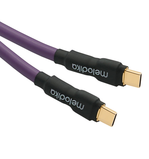 Melodika MDUCC Purple - Kabel USB 2.0 typu USB C-C