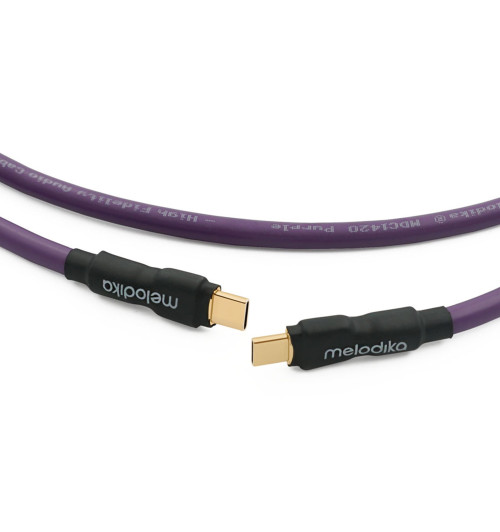 Melodika MDUCC Purple - Kabel USB 2.0 typu USB C-C