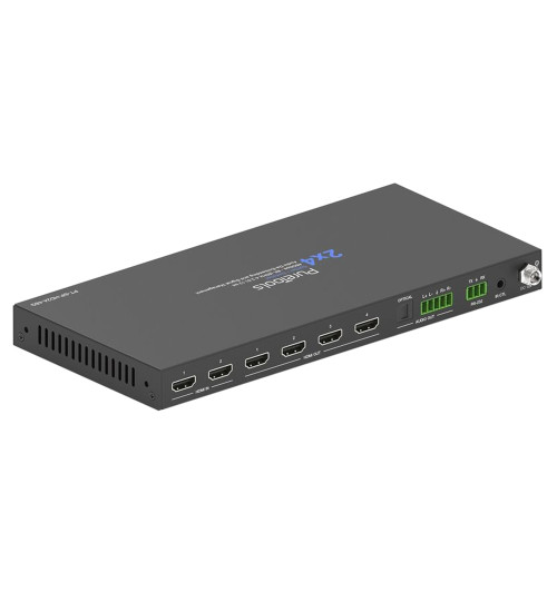 PureLink PureTools PT-SP-HD24-48G - Przełącznik / rozdzielacz 2x4 HDMI 2.1 8K/60Hz 48Gbps ze skalerem i ekstrakcją audio
