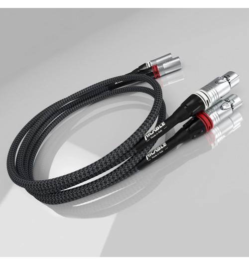 Ricable Magnus XLR - Para zbalansowanych kabli interkonekt audio XLR - XLR