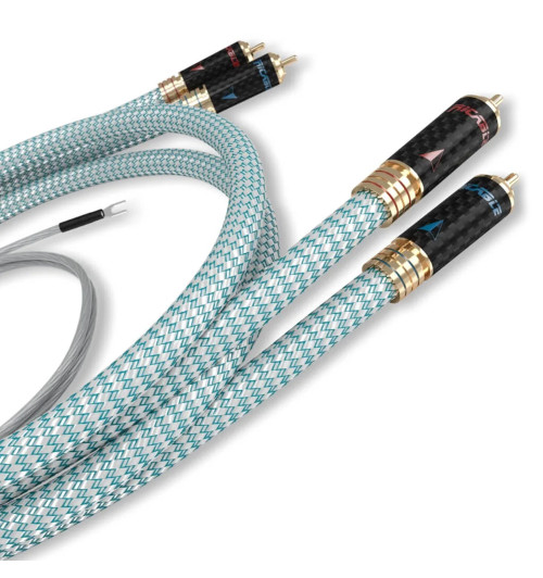 Ricable Invictus Turntable Reference - Komplet kabli gramofonowych interkonekt stereo RCA