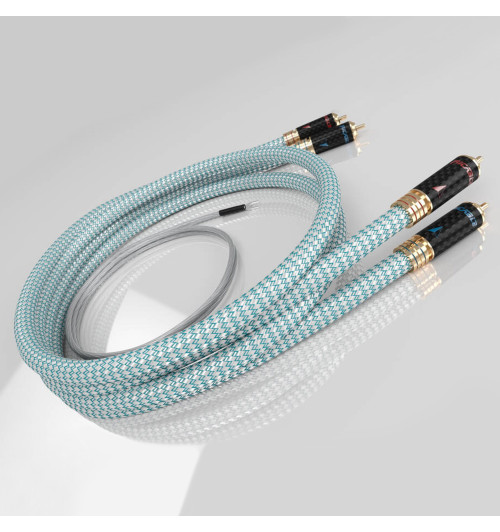 Ricable Invictus Turntable Reference - Komplet kabli gramofonowych interkonekt stereo RCA