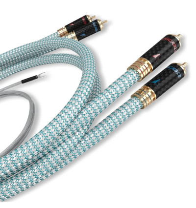 Ricable Invictus Turntable Reference - Komplet kabli gramofonowych interkonekt stereo RCA