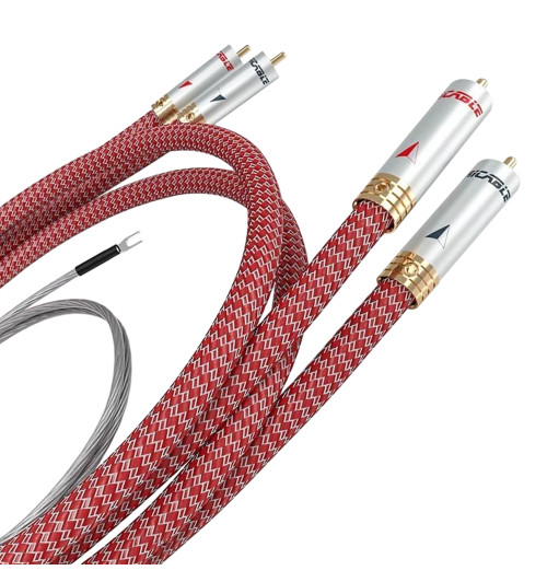 Ricable Dedalus Turntable - Komplet kabli gramofonowych / interkonekt stereo RCA