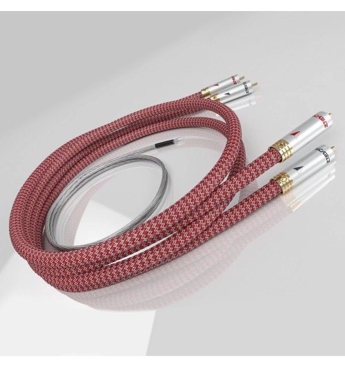 Ricable Dedalus Turntable - Komplet kabli gramofonowych / interkonekt stereo RCA