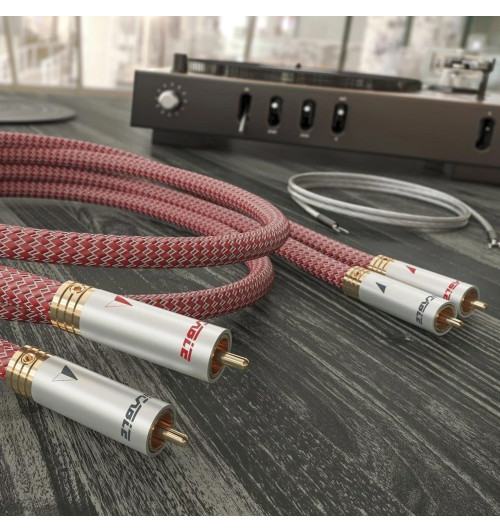 Ricable Dedalus Turntable - Komplet kabli gramofonowych / interkonekt stereo RCA