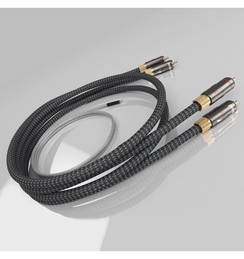 Ricable Magnus Turntable - Komplet kabli gramofonowych interkonekt stereo RCA