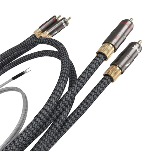 Ricable Magnus Turntable - Komplet kabli gramofonowych interkonekt stereo RCA