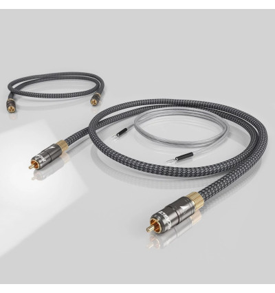 Ricable Magnus Turntable - Komplet kabli gramofonowych interkonekt stereo RCA