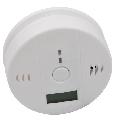 Czujnik czadu tlenku węgla CO z wyświetlaczem LCD - WJ-CO999