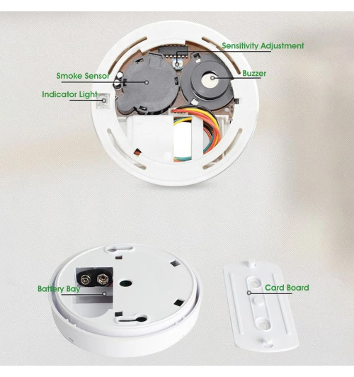 Czujnik czadu tlenku węgla CO z wyświetlaczem LCD - WJ-CO999