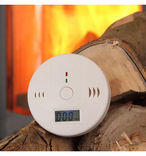 Czujnik czadu tlenku węgla CO z wyświetlaczem LCD - WJ-CO999