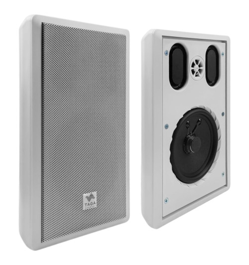 Taga Harmony TOW-180F v.2 - Głośniki instalacyjne naścienne Slim (para)
