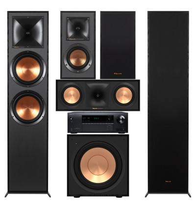 Zestaw kina domowego 5.1: Onkyo TX-NR5100 + Klipsch R-820F + R-41M + R-50C + R-101SW