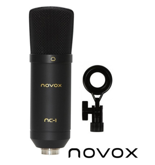 Mikrofon NOVOX NC-1 + uchwyt statyw mikrofonowy