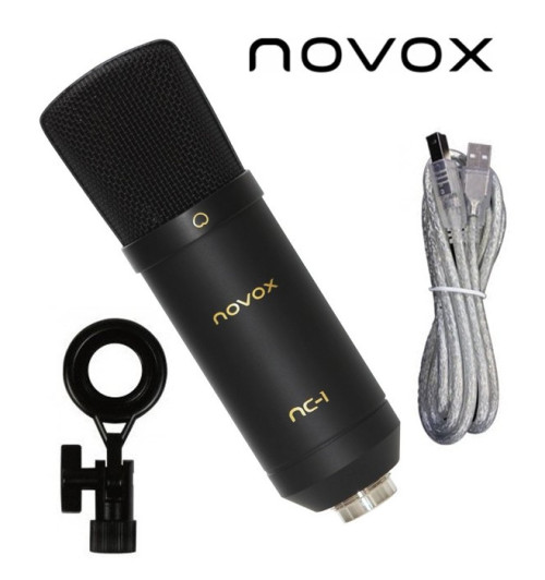 Mikrofon NOVOX NC-1 + uchwyt statyw mikrofonowy
