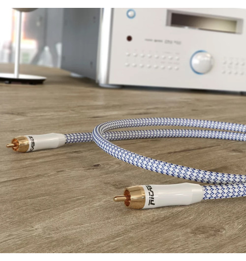 Ricable Primus Coaxial - Kabel cyfrowy koaksjalny interkonekt audio RCA - RCA 75 Ohm
