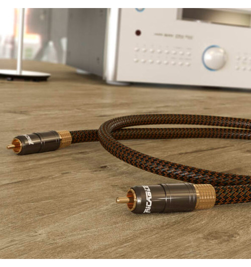 Ricable Magnus Coaxial MKII - Kabel cyfrowy koaksjalny interkonekt audio RCA - RCA 75 Ohm