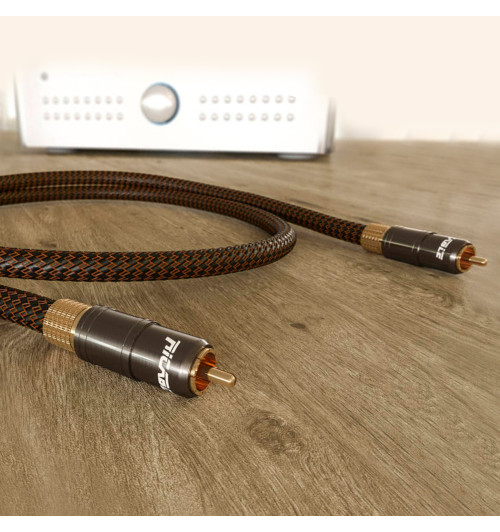 Ricable Magnus Coaxial MKII - Kabel cyfrowy koaksjalny interkonekt audio RCA - RCA 75 Ohm