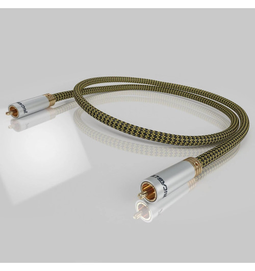 Ricable Dedalus Coaxial - Kabel cyfrowy koaksjalny interkonekt audio RCA - RCA 75 Ohm