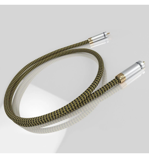Ricable Dedalus Coaxial - Kabel cyfrowy koaksjalny interkonekt audio RCA - RCA 75 Ohm