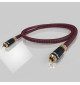 Ricable Invictus Coaxial - Kabel cyfrowy koaksjalny interkonekt audio RCA - RCA 75 Ohm
