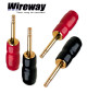 Wtyk głośnikowy typu szpilka Wireway WW420706 - para