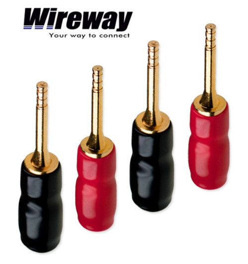 Wtyk głośnikowy typu szpilka Wireway WW420706 - para