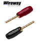Wtyk głośnikowy typu szpilka Wireway WW420701 - para