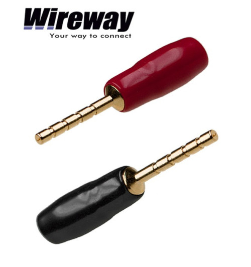 Wtyk głośnikowy typu szpilka Wireway WW420701 - para
