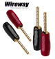 Wtyk głośnikowy typu szpilka Wireway WW420701 - para