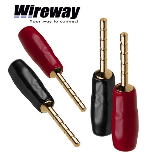 Wtyk głośnikowy typu szpilka Wireway WW420701 - para