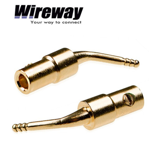 Wtyk głośnikowy kątowy typu szpilka Wireway WW420702 - para