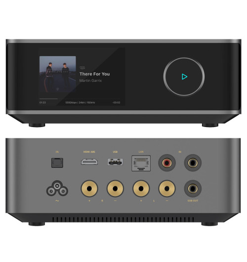 WiiM AMP Ultra - Wzmacniacz zintegrowany stereo z odtwarzaczem sieciowym