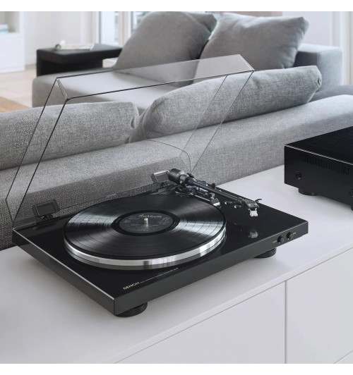 Denon DP-300F - Gramofon automatyczny z przedwzmacniaczem i wkładką MM
